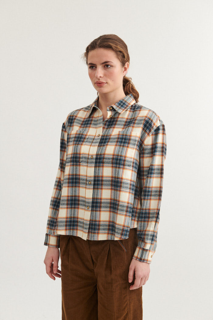 Basic Apparel Kira Shirt Shirts 798 Copen blue / Birch